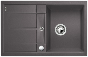 BLANCO 518868 Dřez Metra 45 S s excentrem Silgranit PuraDur šedá skála