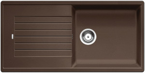 BLANCO 517577 Dřez Zia XL 6 S bez excentru Silgranit PuraDur kávová