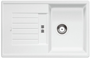 BLANCO 514726 Dřez Zia 45 S bez excentru Silgranit PuraDur bílá
