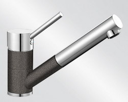 BLANCO 516772 Baterie Antas-S výsuvná sprcha Silgranit-look antracit/chrom