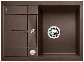 BLANCO 519581 Dřez Metra 45 S Compact s excentrem Silgranit PuraDur kávová