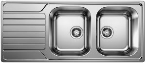 BLANCO 523376 Dřez Dinas 8 S bez excentru nerez kartáčovaná