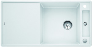 BLANCO 523529 Dřez Axia III XL 6S-F InFino s excentrem Silgranit PuraDur bílá