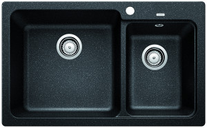 BLANCO 519646 Dřez Naya 8 bez excentru Silgranit PuraDur dřez vlevo antracit