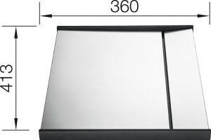 BLANCO 223067 Příslušenství odkapová deska vkládatelná pro Claron-IF nerez