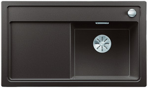 BLANCO 523818 Dřez Zenar 45S-F InFino s excentrem Silgranit PuraDur kávová