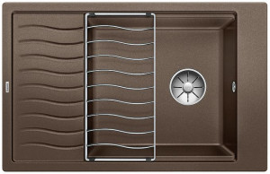 BLANCO 524853 Dřez Elon XL 6 S bez excentru Silgranit PuraDur kávová