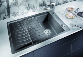 BLANCO 524859 Dřez do roviny Elon XL 6 S-F s excentrem Silgranit kávová