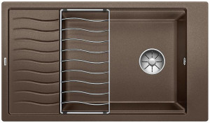BLANCO 524879 Dřez Elon XL 8 S Silgranit PuraDur kávová
