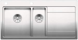 BLANCO 521661 Dřez Divon II 6S-IF InFino bez excentru nerez hedvábná lesklá