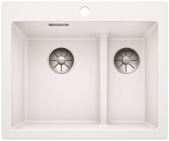 BLANCO 521693 Dřez Pleon 6 Split InFino bez excentru Silgranit PuraDur bílá