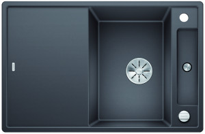 BLANCO 523174 Dřez Axia III 45 S InFino s excentrem Silgranit PuraDur šedá skála