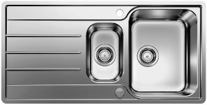 BLANCO 523033 Dřez Lemis 6 S-IF s excentrem nerez kartáčovaná