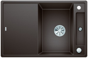 BLANCO 523198 Dřez Axia III 45 S-F InFino s excentrem Silgranit PuraDur kávová
