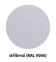 MILADESIGN sada pro posouvání desky o 100 mm LN 3800-P stříbrná