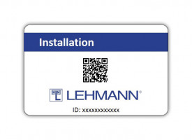LEHMANN Instalační karta Mifare pro elektronické zámky Lehmann