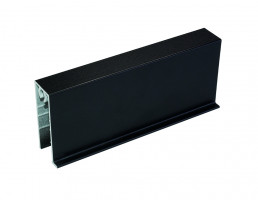 SEVROLL 05323 Gemini 4 Pax spodní krycí lišta 3m 4mm černá mat