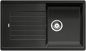 BLANCO 526016 Dřez Zia 5 S bez excentru Silgranit PuraDur černá