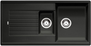 BLANCO 526021 Dřez Zia 6 S bez excentru Silgranit PuraDur černá