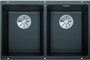 BLANCO 525987 Dřez Subline 350/350-U InFino manuál Silgranit PuraDur černá