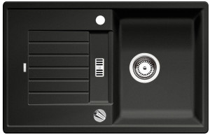 BLANCO 526012 Dřez Zia 45 S s excentrem Silgranit PuraDur černá