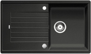 BLANCO 526015 Dřez Zia 5 S s excentrem Silgranit PuraDur černá