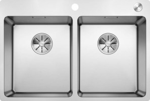 BLANCO 525248 Dřez Andano 340/340-IF/A InFino PushControl nerez hedvábná lesklá