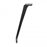 MILADESIGN zkosená designová stolová noha ET N42026 černá 420 mm