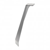 MILADESIGN zkosená designová stolová noha ET N42080 stříbrná 420 mm