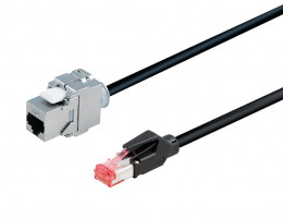 BACHMANN 918.034 datový kabel, keystone, 5m Cat 6a