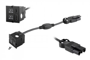 BACHMANN 917.227 modul nabíječka USB A+C