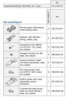 HAWA 057.3139.071 Porta/Divido 100 H, sada kování do 100kg