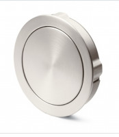 HETTICH 9086689 Úchytka TOUCH-IN kulatá nerez broušený