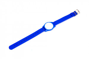 LEHMANN Nylonový náramek (hodinky) s čipem pro zámky RFID Mifare® lock,modrý
