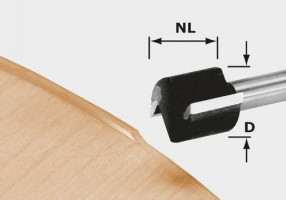 FESTOOL 491666 Lícovací fréza HW D 19/16 S8 OFK 700