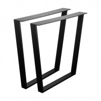 STRONG stolová podnož konvexní, 710x780, černá