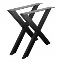 STRONG stolová podnož X, 710x780, černá