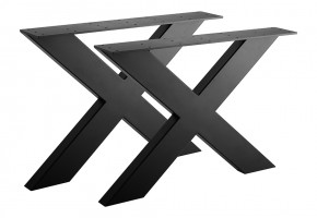 STRONG stolová podnož X, 420x580, černá