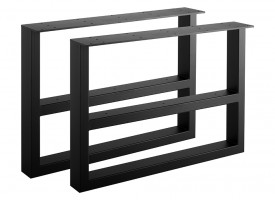 STRONG stolová podnož lineární, 420x580, černá