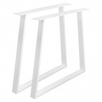 STRONG stolová podnož konkávní, 710x780, bílá