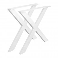STRONG stolová podnož X, 710x780, bílá