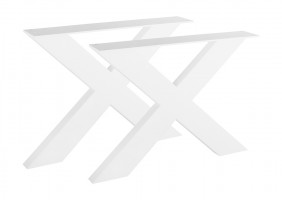 STRONG stolová podnož X, 420x580, bílá