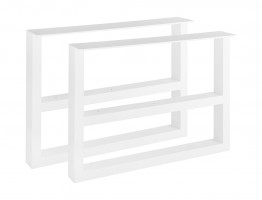 STRONG stolová podnož lineární, 420x580, bílá