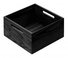 KES 009172 LiniQ krabička čtverec s úchyty 236x236mm černá