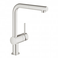 GROHE 30437DC0 Baterie VENTO L-výpusť s vytahovacím perlátorem supersteel