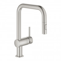 GROHE 30439DC0 Baterie VENTO U-výpusť duální sprška supersteel