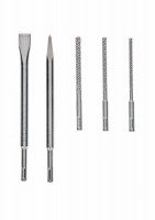 BOSCH 2607017515 5dílná sada SDS plus-5X a sada sekáčů