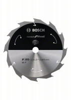 BOSCH 2608837680 Pilový kotouč Standard for Wood pro AKU p. 165×1,5×15,875mm, 12
