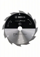BOSCH 2608837684 Pilový kotouč Standard for Wood pro AKU pily 165×1,5×20mm, 12