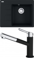 FRANKE Set G223MČ CNG 611-62 TL/7 černá matná + FC 3055.901